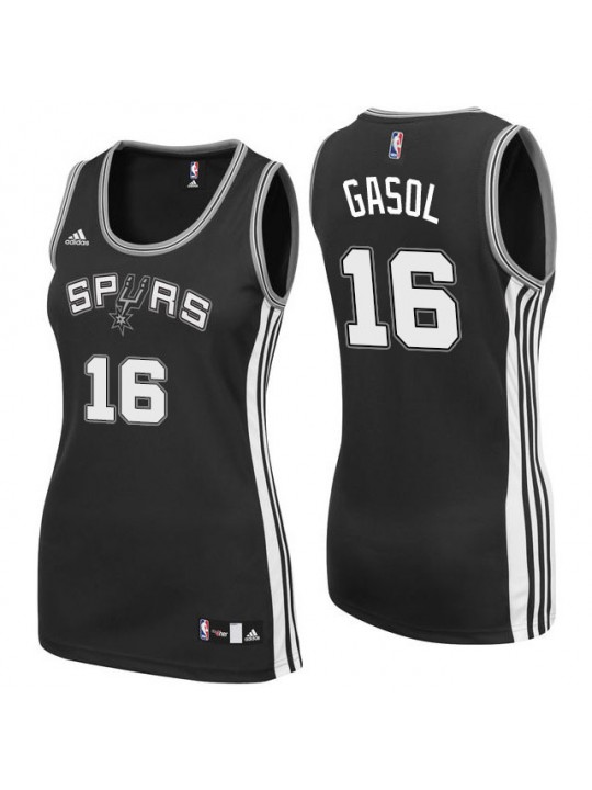 Pau Gasol, San Antonio Spurs -[Mujer]-[Negro]