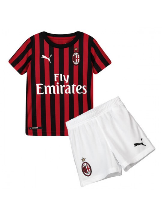 Camisetas AC Milan Primera Equipación 2019/20 Kit Niño