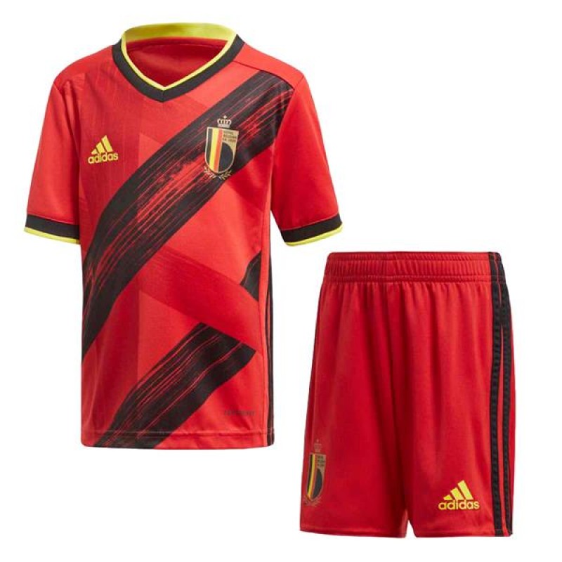 Camisetas Bélgica Primera Equipación 2020 Kit Junior