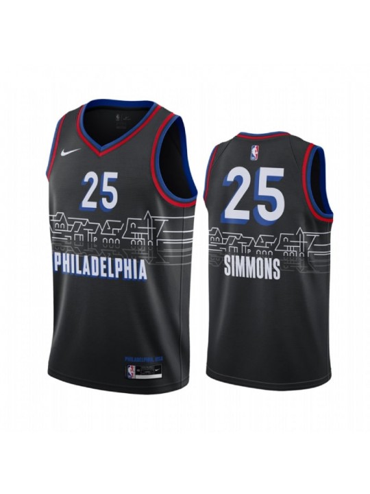 Camisetas Ben Simmons, Philadelphia 76ers 2020/21 - City Edition