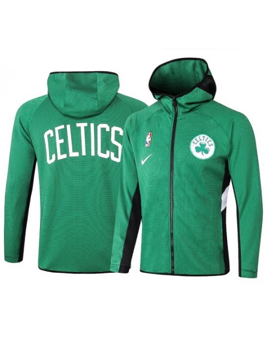 Chaqueta con capucha Boston Celtics - Green