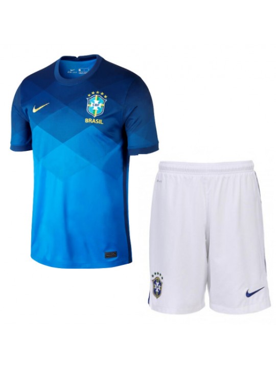 Camisetas Brasil Segunda Equipación 2020/21 Niño