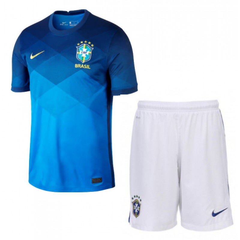 Camisetas Brasil Segunda Equipación 2020/21 Niño
