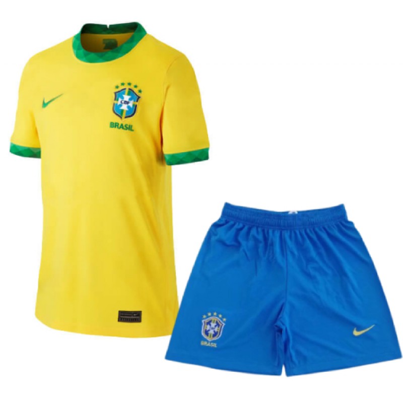 Camisetas Brasil Primera Equipación 2020/21 Niño