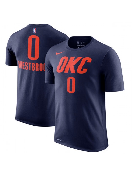 Camisetas Russell Westbrook, Oklahoma City Thunder - Sleeve Edition