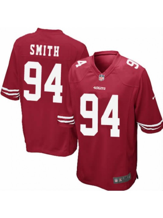 Justin Smith, San Francisco 49ers - Red