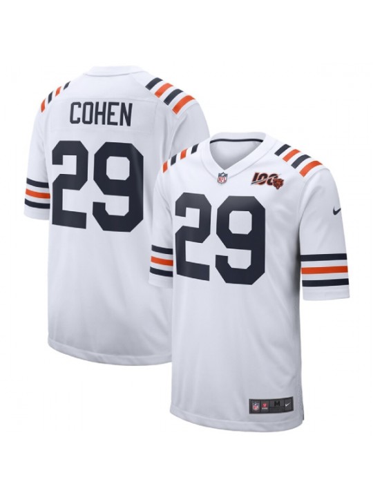 Camisetas Tarik Cohen, Chicago Bears - White