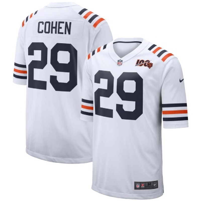 Camisetas Tarik Cohen, Chicago Bears - White