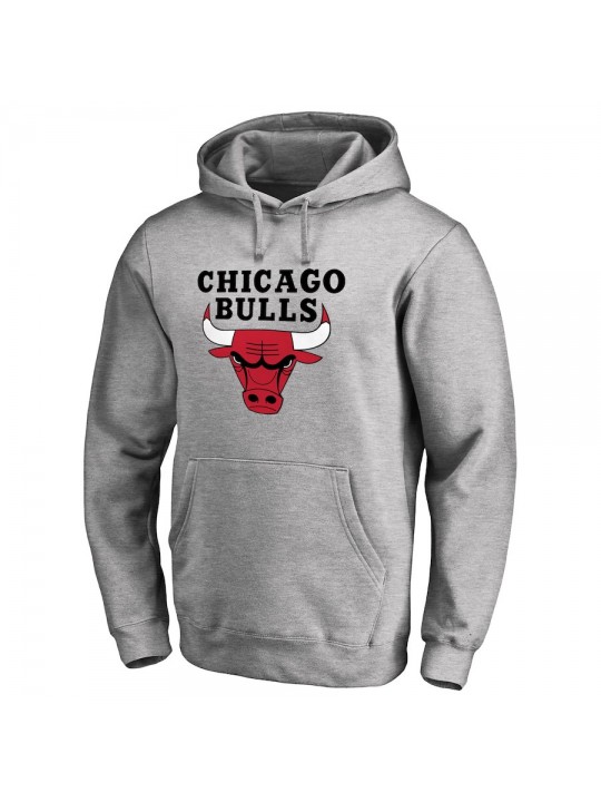 Camisetas Sudadera Chicago Bulls 2019 - Gris