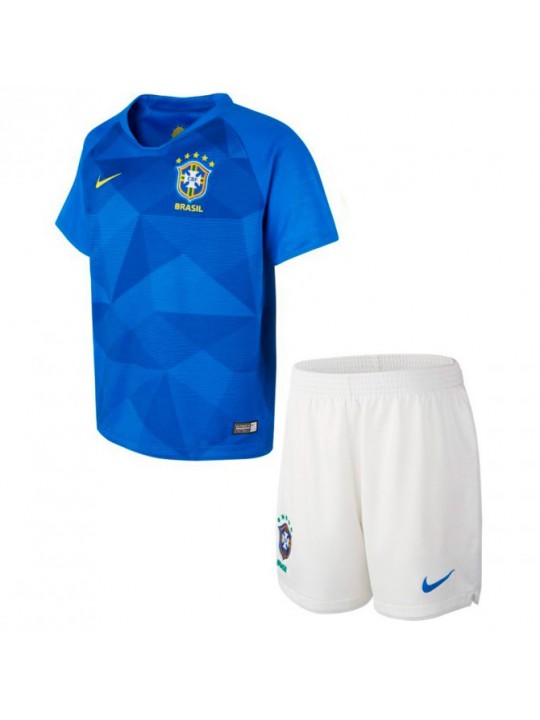 Camisetas Brasil Segunda Equipación 2018 - NIÑOS