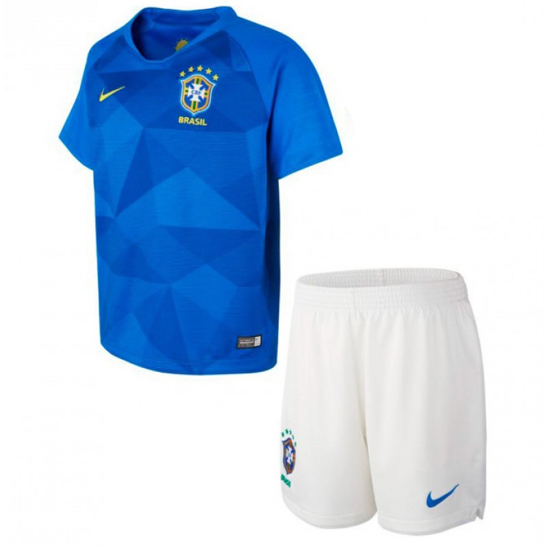 Camisetas Brasil Segunda Equipación 2018 - NIÑOS