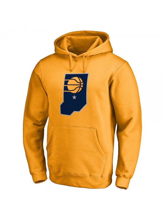Camisetas Sudadera Indiana Pacers 2019 - Amarilla