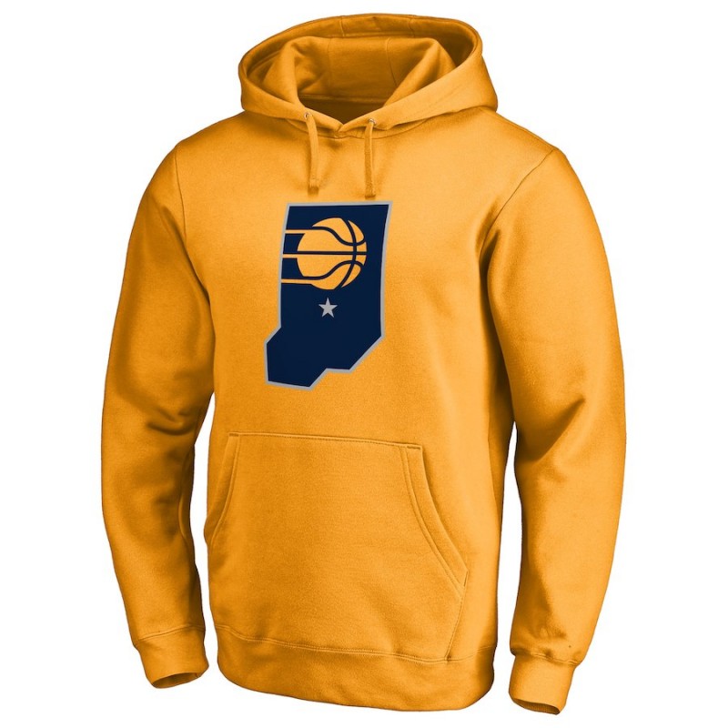 Camisetas Sudadera Indiana Pacers 2019 - Amarilla