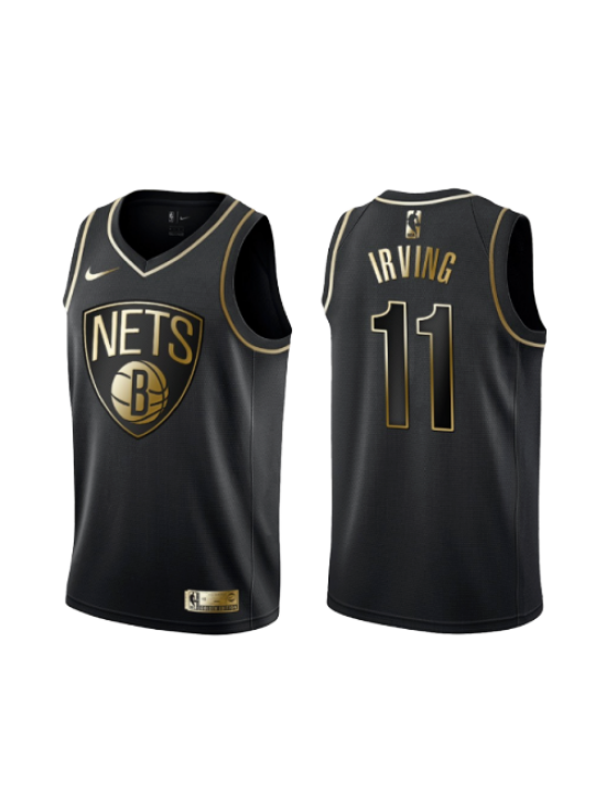 Kyrie Irving, Brooklyn Nets - Black/Gold