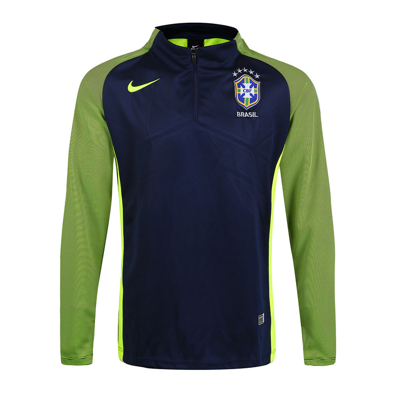 Camisetas Sudadera Brasil 2016/17-Green