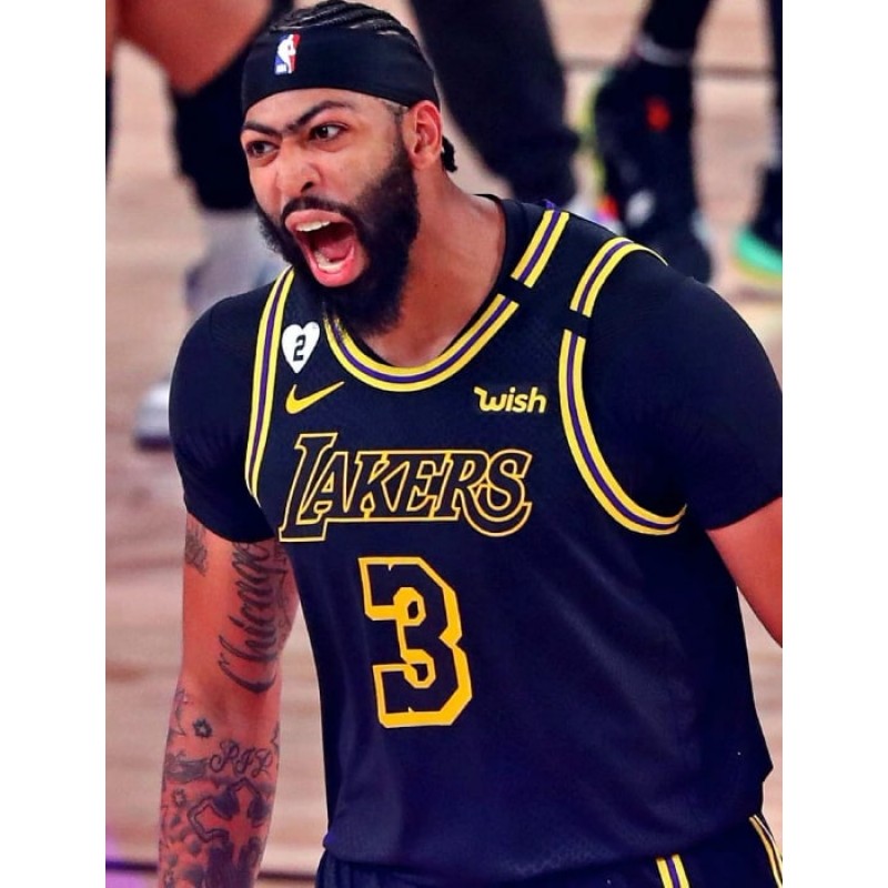 Camisetas Anthony Davis, Los Angeles Lakers 'Black Mamba'