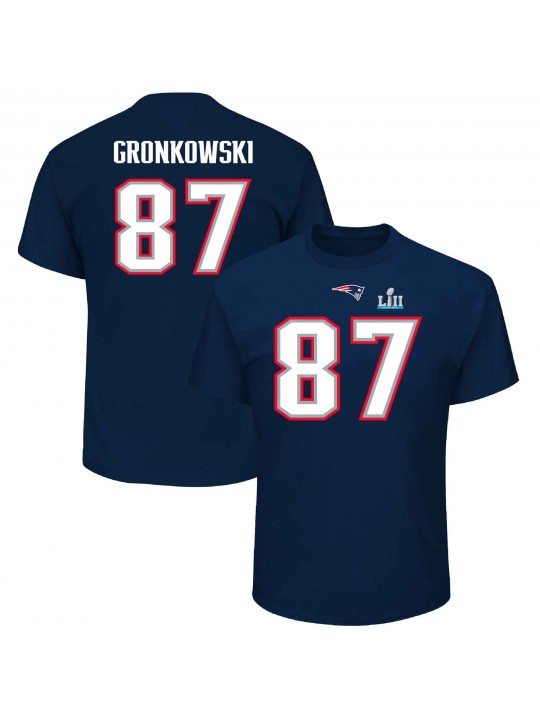 Camisetas Rob Gronkowski, New England Patriots - SUPERBOWL LIII