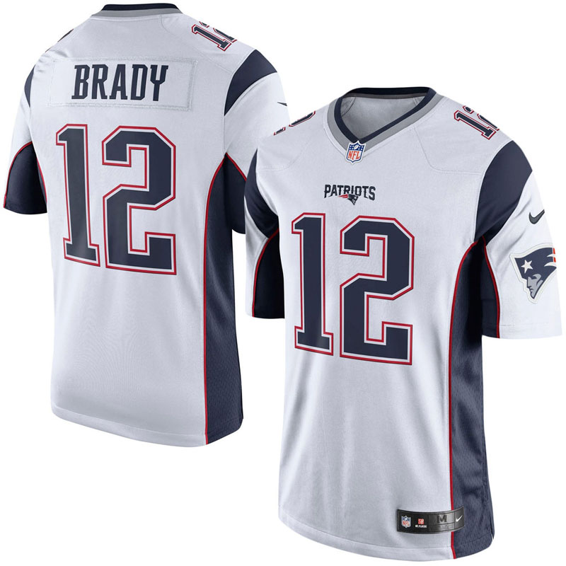 Camisetas Tom Brady, New England Patriots - White