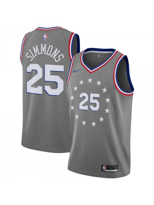 Camisetas Ben Simmons, Philadelphia 76ers 2018/19 - City Edition