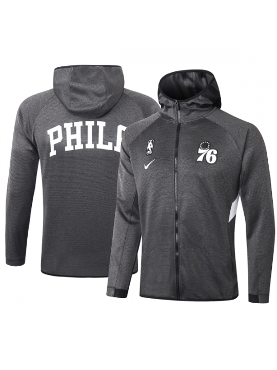Chaqueta con capucha Philadelphia 76ers - Black
