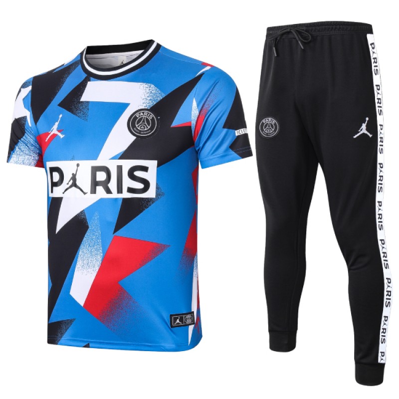 Camiseta + Pantalones PSG x Jordan 2019/20 (Azul)
