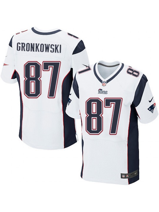Camisetas Rob Gronkowski, New England Patriots - White