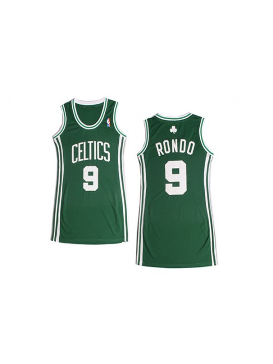 Camisetas Rajon Rondo, Boston Celtics [Verde] - Mujer