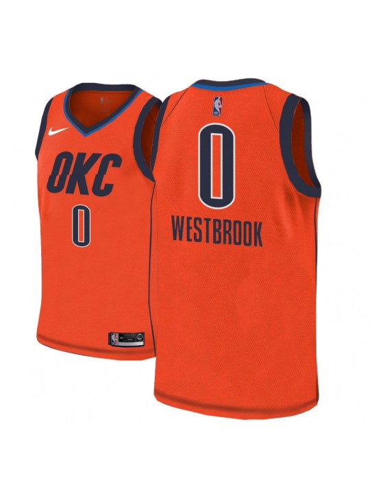 Camisetas Russell Westbrook, Oklahoma City Thunder 2018/19 - Earned Edition