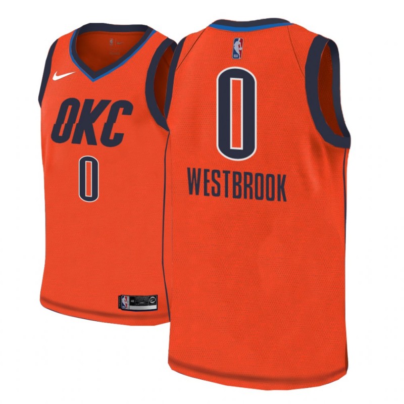 Camisetas Russell Westbrook, Oklahoma City Thunder 2018/19 - Earned Edition
