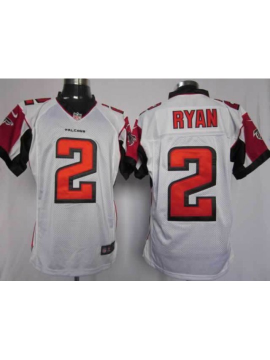 Camisetas Ryan blanca, Atlanta Falcons