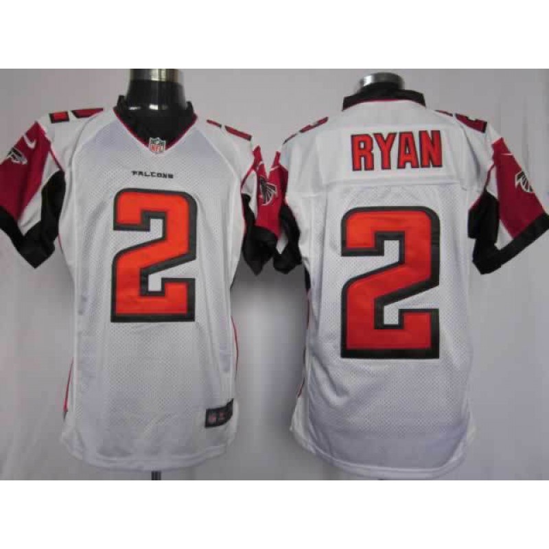 Camisetas Ryan blanca, Atlanta Falcons