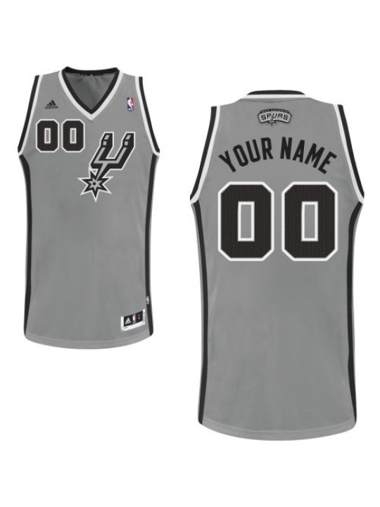 Camisetas San Antonio Spurs - Grey PERSONALIZABLE