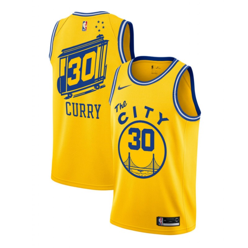 Camisetas Stephen Curry, Golden State Warriors 2019/20 - The City Classic Edition
