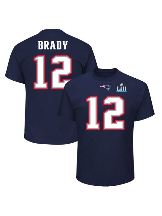 Camisetas Tom Brady, New England Patriots - SUPERBOWL LIII