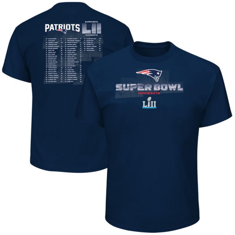 Camisetas SUPERBOWL LIII, New England Patriots