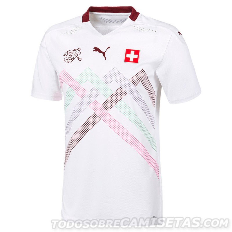 Camisetas Suiza Segunda Equipación 2020