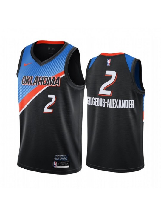 Camisetas Shai Gilgeous-Alexander, Oklahoma City Thunder 2020/21 - City Edition