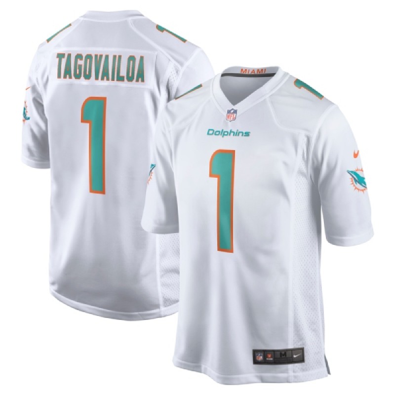 Camisetas Tua Tagovailoa, Miami Dolphins - White