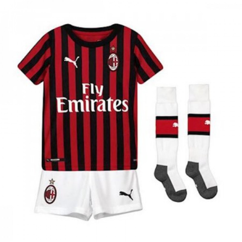 Camiseta AC Milan Primera Equipación 2019/2020 Niño Kit