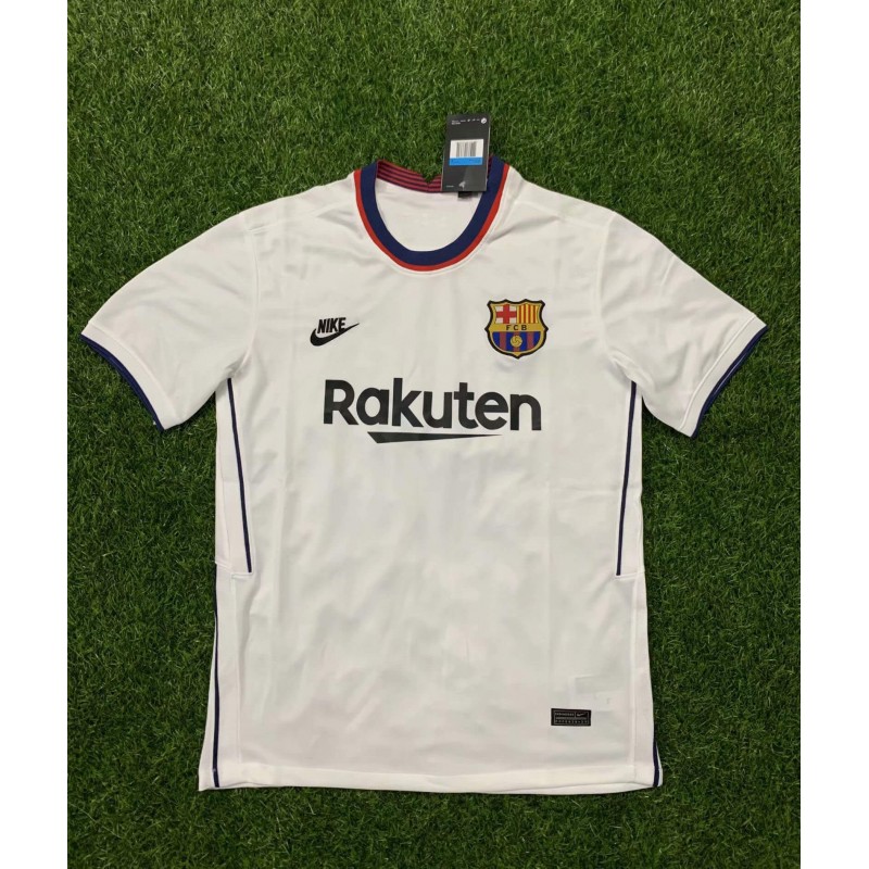 Camisetas Barcelona 2020-2021 Entrenamiento Camiseta Blanco