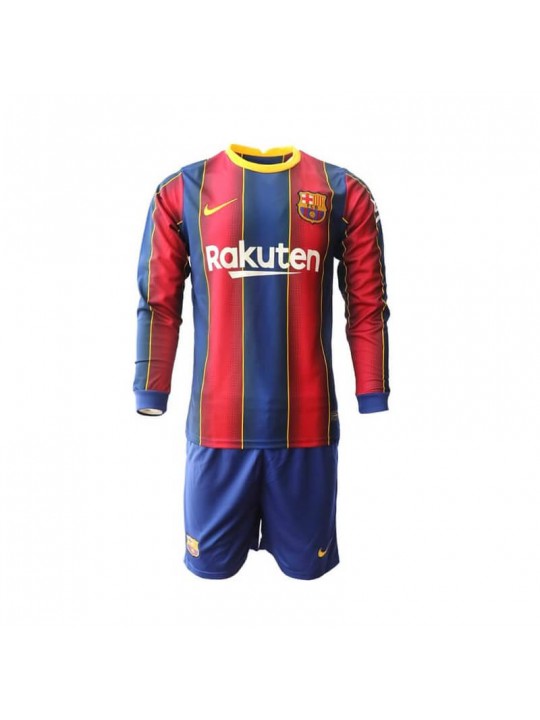 Camiseta Barcelona Primera Equipación 2020/2021 Manga Larga Niño