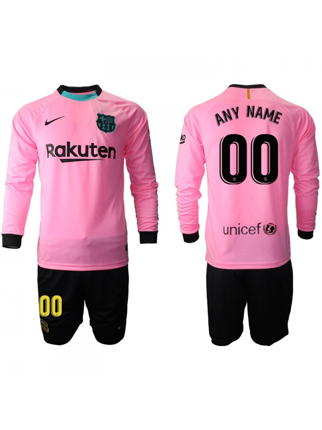 camisa barcelona manga longa 2020